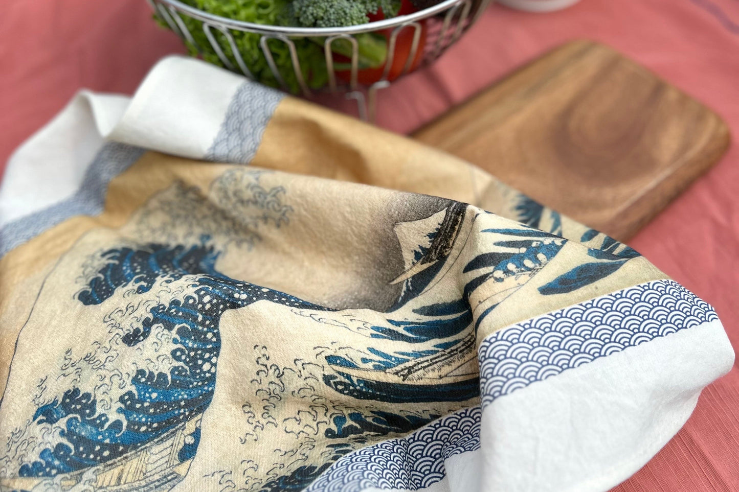ティータオル 北斎 Tea Towels  Hokusai